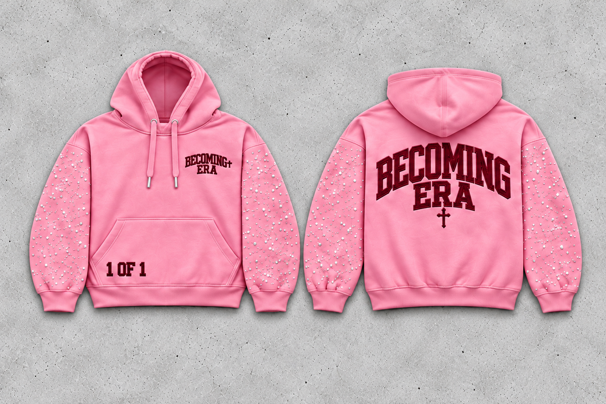 Becoming Era “1 of 1” Rhinestone Hoodie