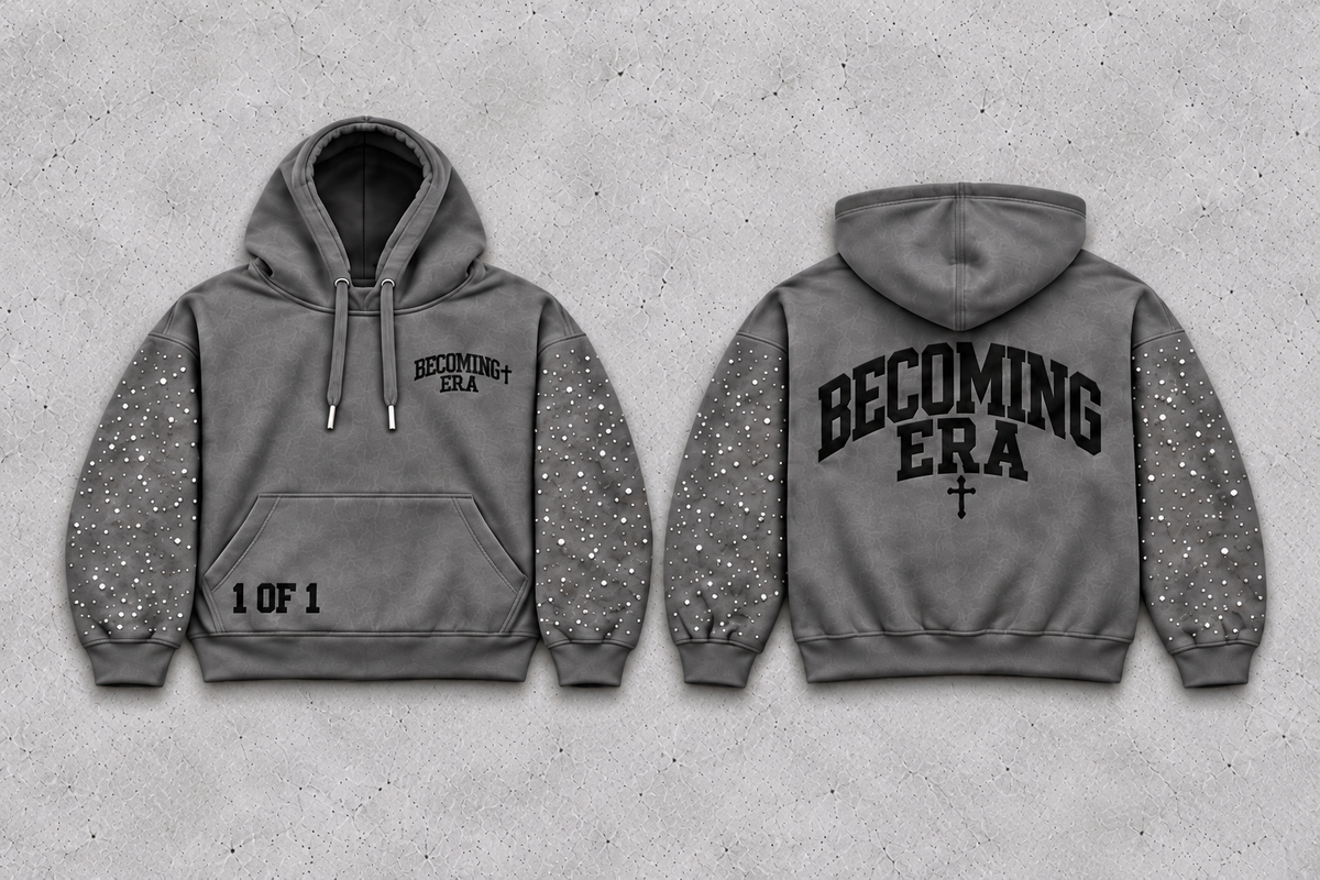 Becoming Era “1 of 1” Rhinestone Hoodie